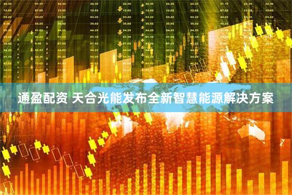 通盈配资 天合光能发布全新智慧能源解决方案