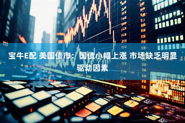宝牛E配 美国债市：国债小幅上涨 市场缺乏明显驱动因素